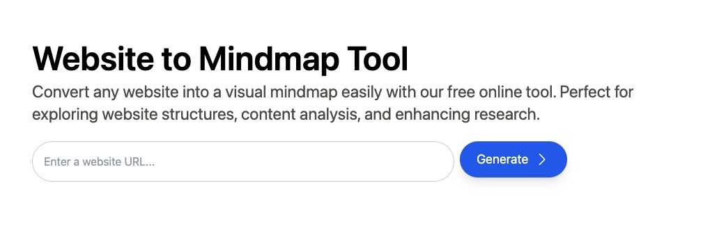 Website to Mind Map